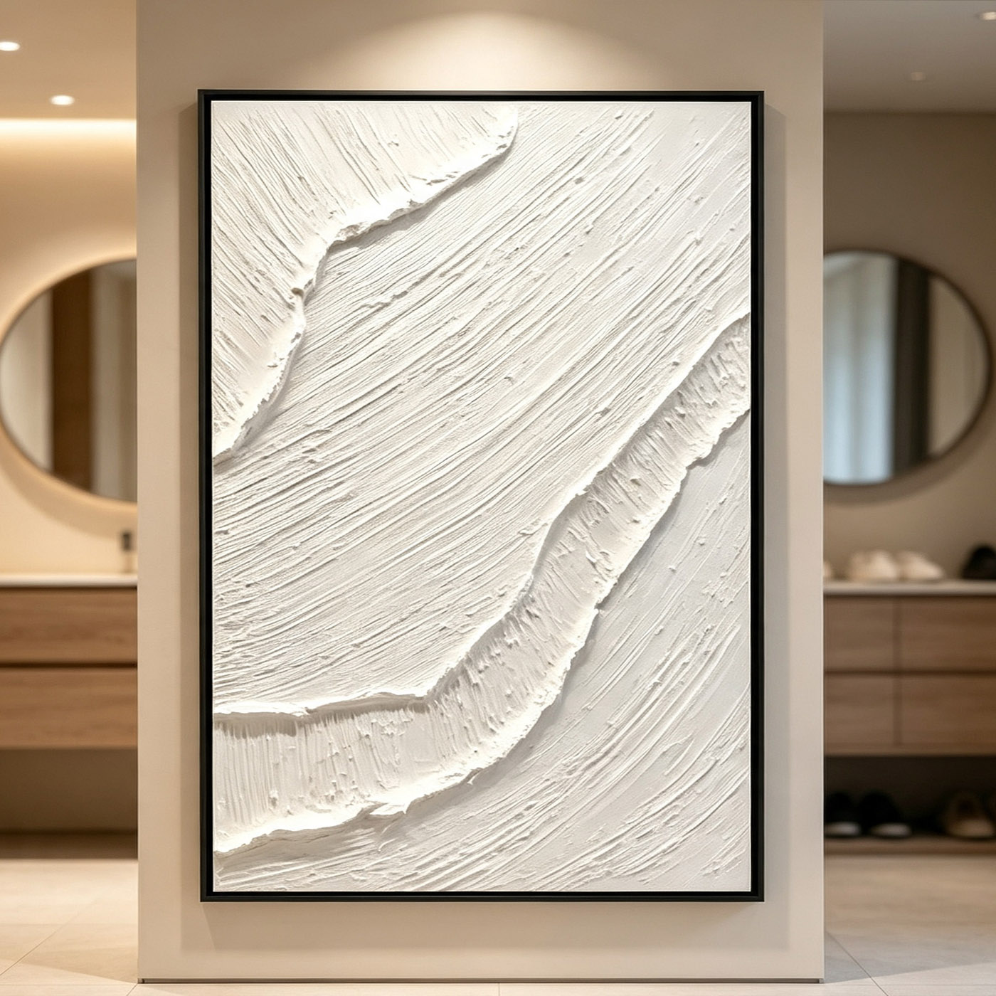 Abstract Oil Painting - لوحة زيتية تجريدية ثلاثية الأبعاد مرسومة