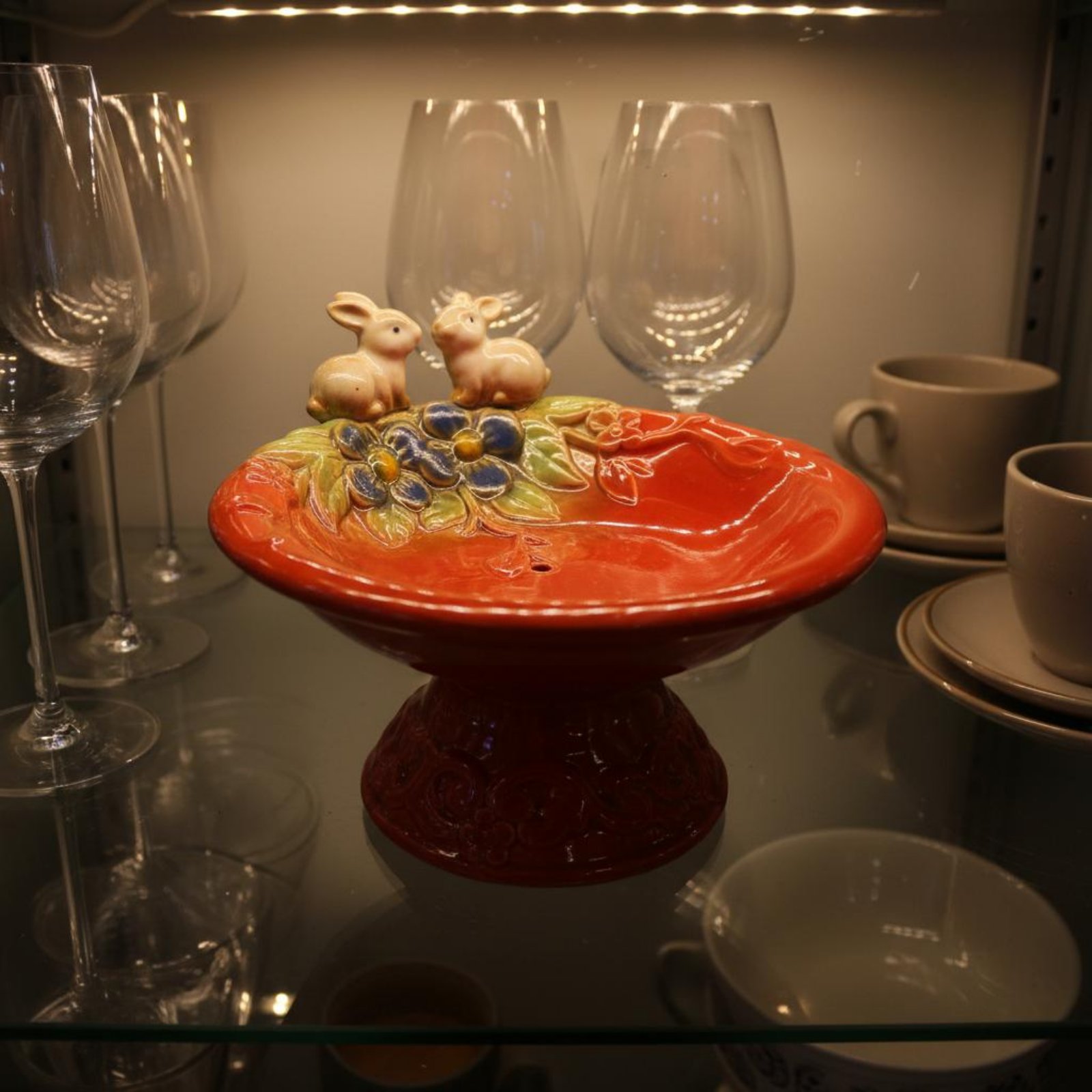 Ceramic Trinket Dish - صينية زينة على شكل طائر متعددة