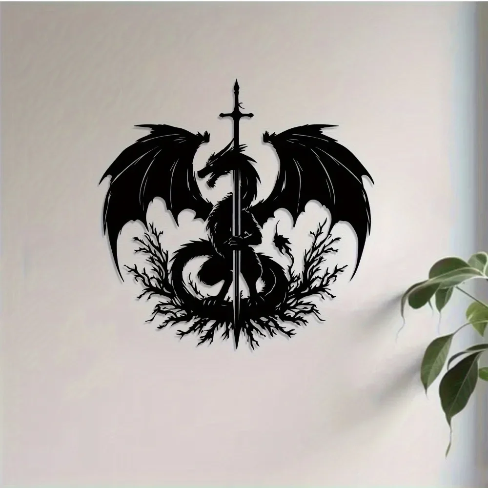 Home Decor Medieval - قطعة واحدة: فن جداري من الألومنيوم