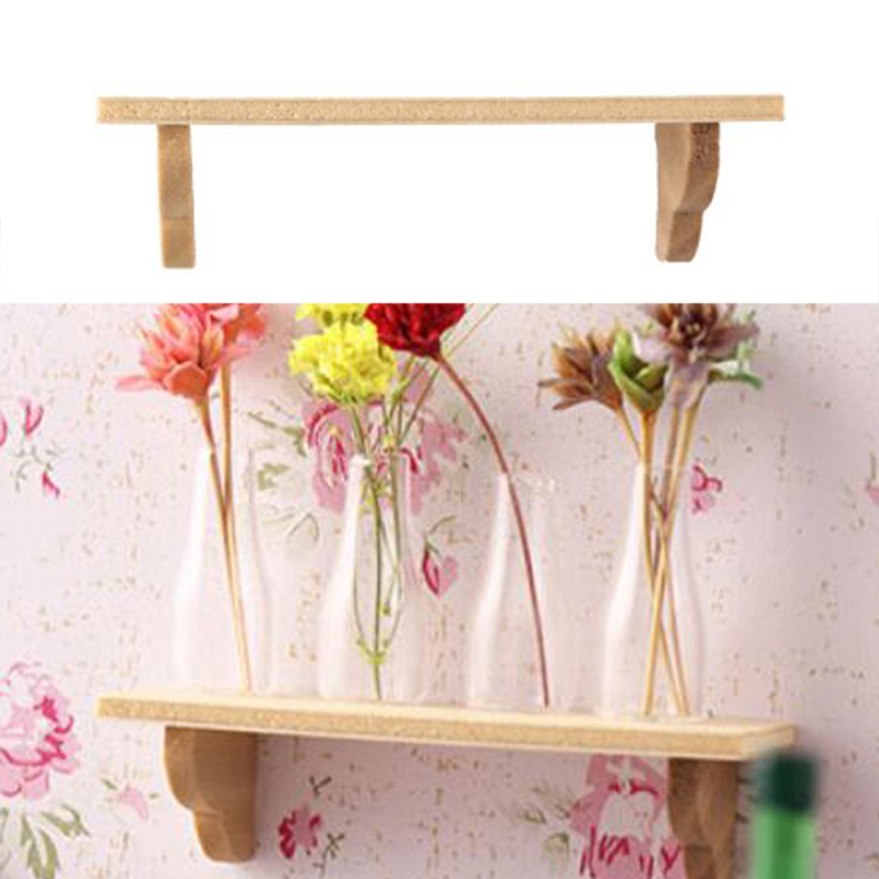 Home Decor Furniture - رف خشبي للحائط بمقياس 1:12 لبيت