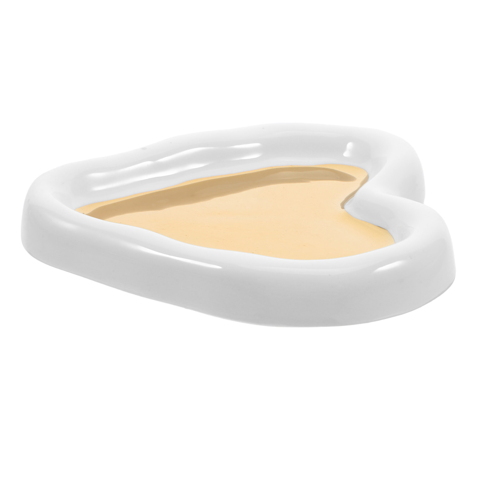 Ceramic Trinket Dish - صينية مجوهرات على شكل قلب، طبق