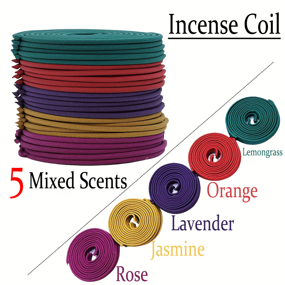 Scented Candle Set - مجموعة بخور حلزونية كلاسيكية عالية الجودة،
