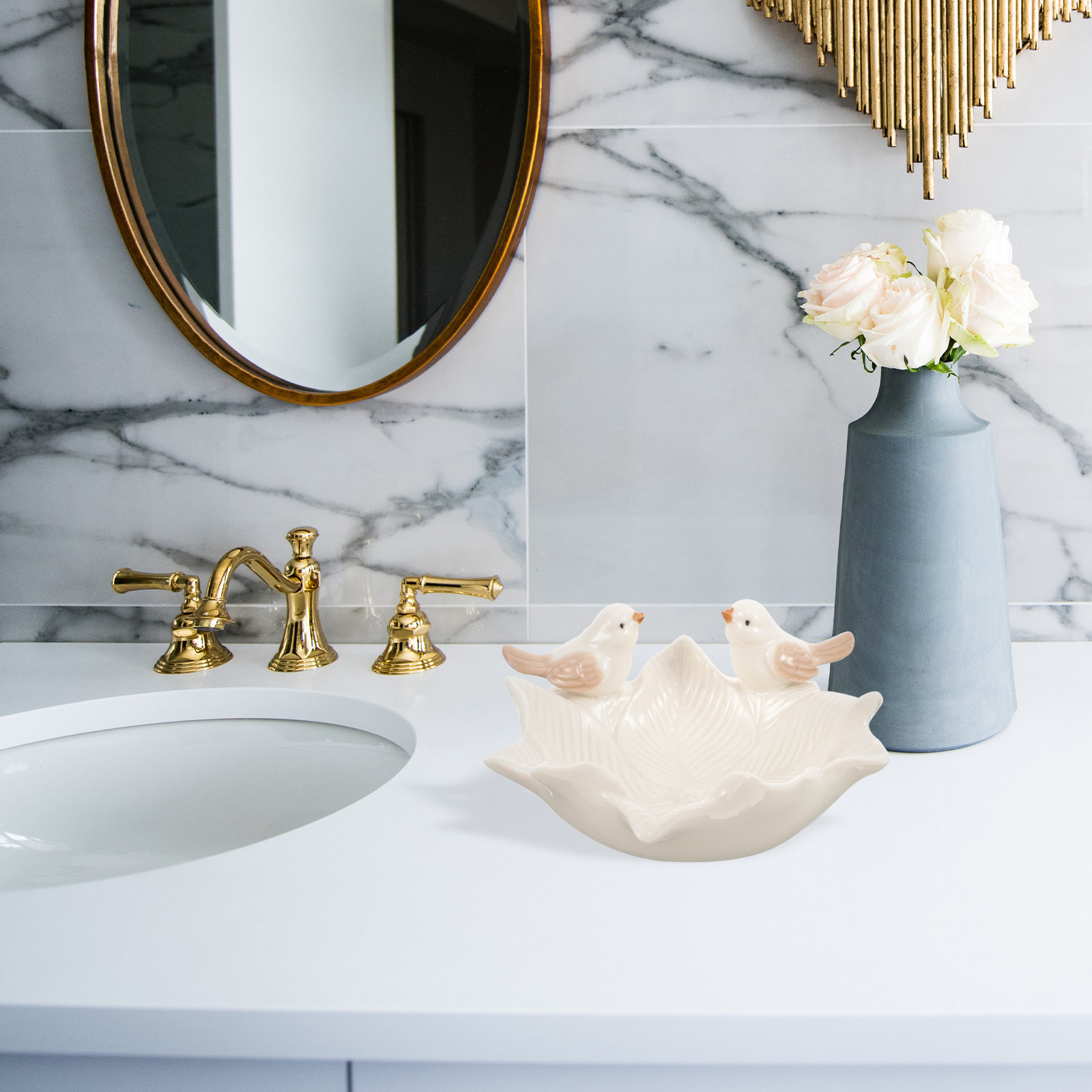 Ceramic Trinket Dish - طبق مجوهرات سيراميك أنيق للمنزل وغرفة
