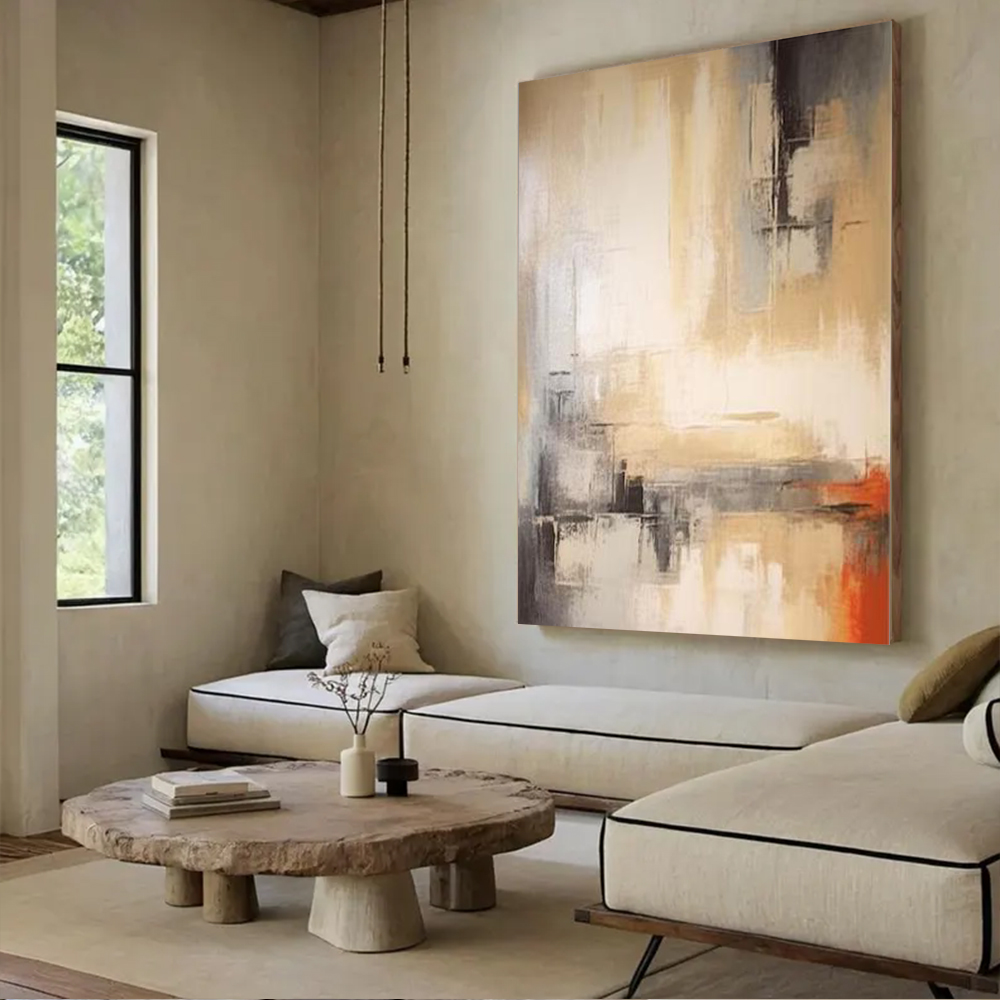 لوحة زيتية تجريدية مصنوعة يدوي - مراجعة Home Decor Free Images وسعره