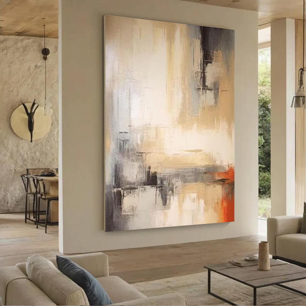 لوحة زيتية تجريدية مصنوعة يدوي - مراجعة Home Decor Free Images وسعره