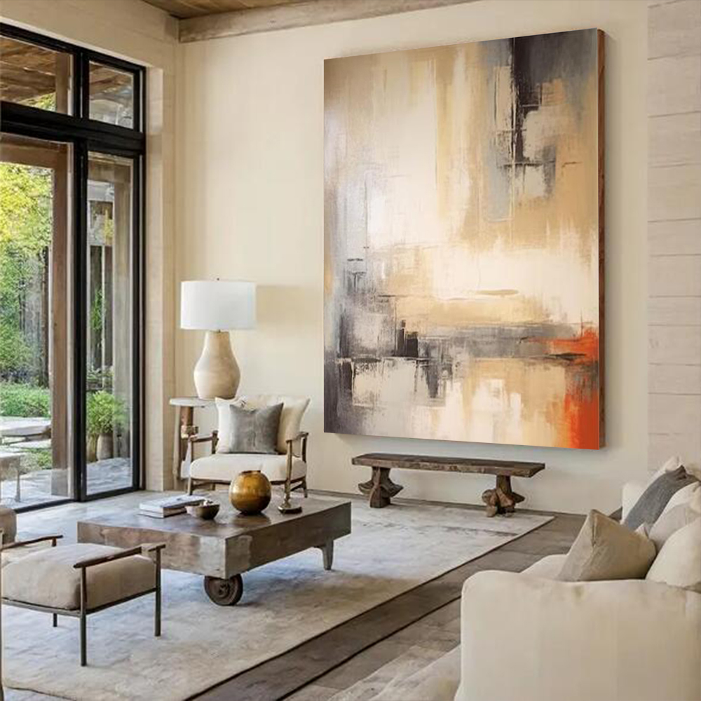 لوحة زيتية تجريدية مصنوعة يدوي - مراجعة Home Decor Free Images وسعره