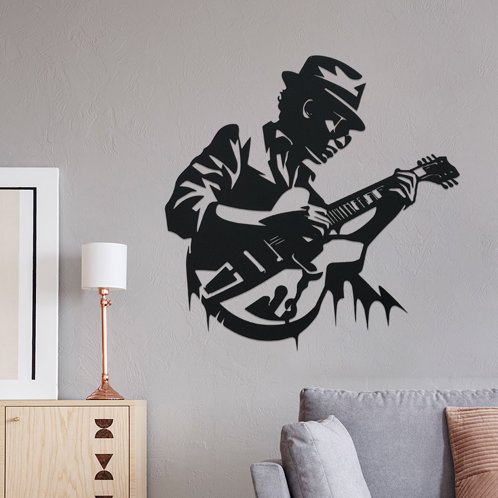 لوحة جدارية معدنية على شكل عاز - مراجعة Home Decor Enthusiast وسعره