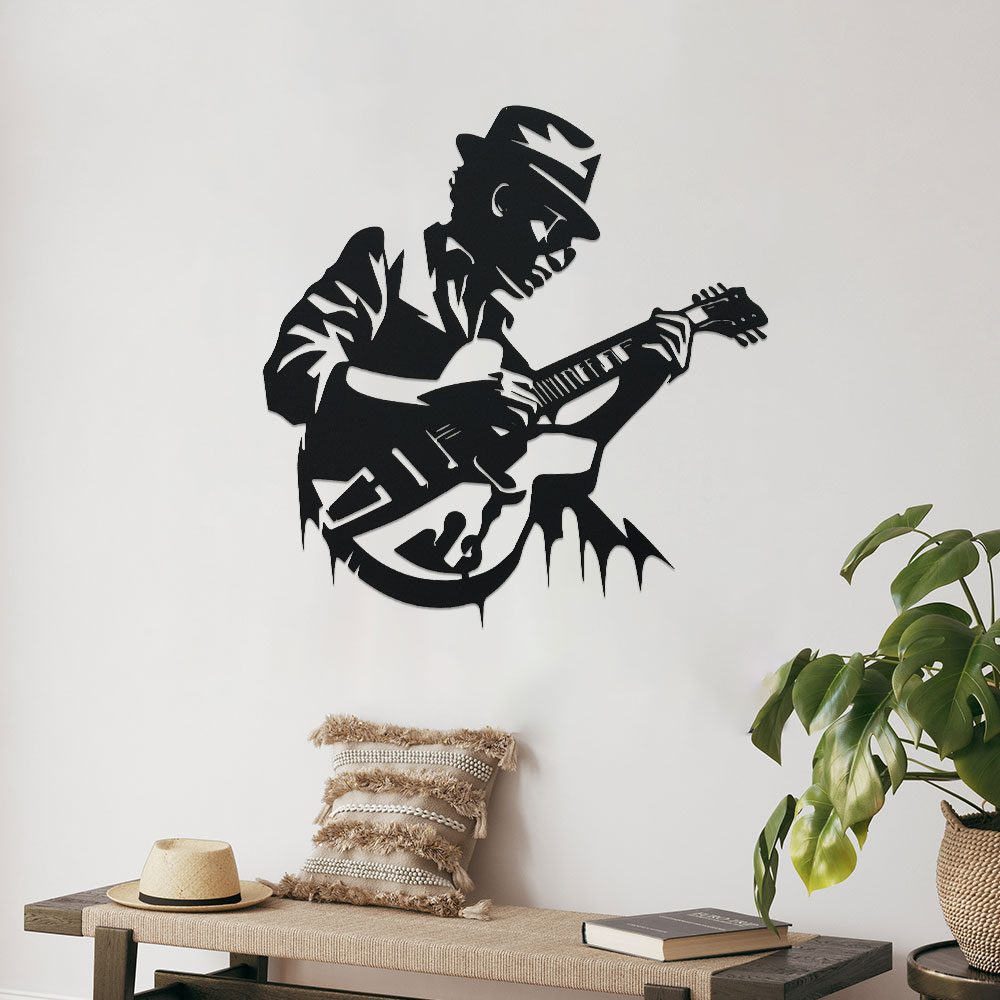 لوحة جدارية معدنية على شكل عاز - مراجعة Home Decor Enthusiast وسعره