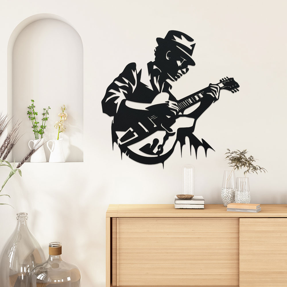 لوحة جدارية معدنية على شكل عاز - مراجعة Home Decor Enthusiast وسعره
