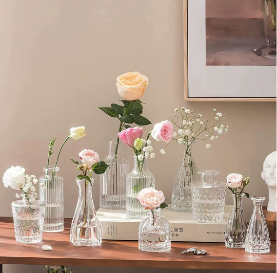 مزهرية زجاجية منقوشة كلاسيكية  - مراجعة Home Decor Diy Ideas وسعره