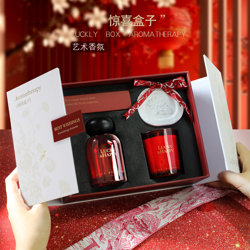 صندوق هدايا شموع معطرة، مجموعة - مراجعة Scented Candle Set وسعره