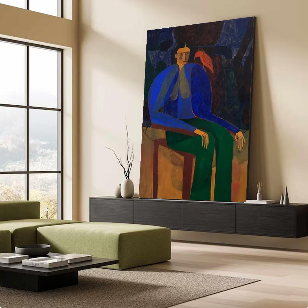 لوحة زيتية تجريدية مرسومة يدوي - مراجعة Home Decor Free Images وسعره