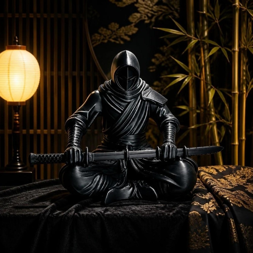 زينة مكتبية، تماثيل نينجا في و - مراجعة Home Decor Zen Style وسعره