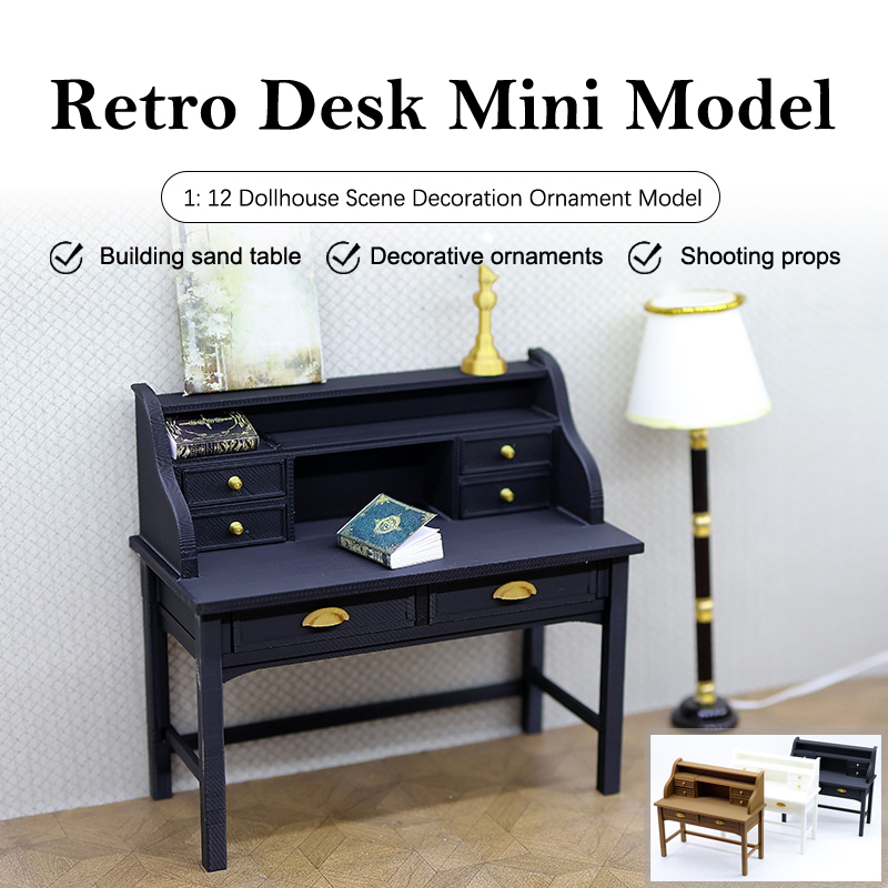 1/12 دمية مقلد مكتب كتابة نموذ - مراجعة Home Decor Furniture وسعره