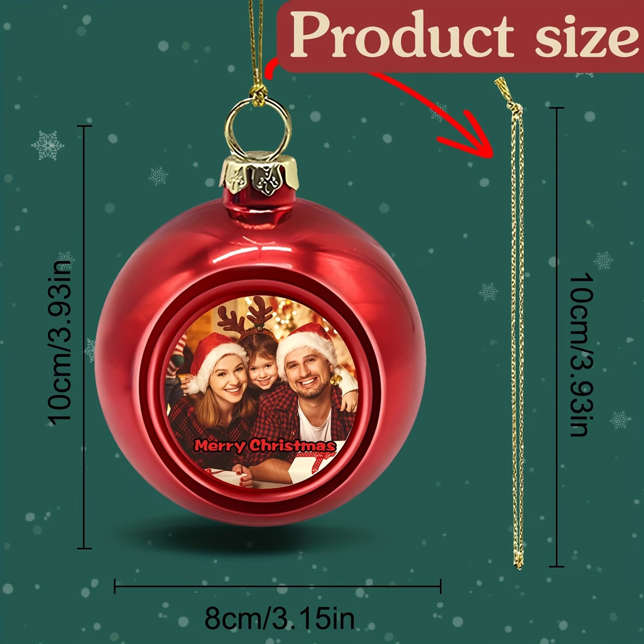 زينة عيد الميلاد مخصصة بالصور، - مراجعة Home Christmas Decor وسعره
