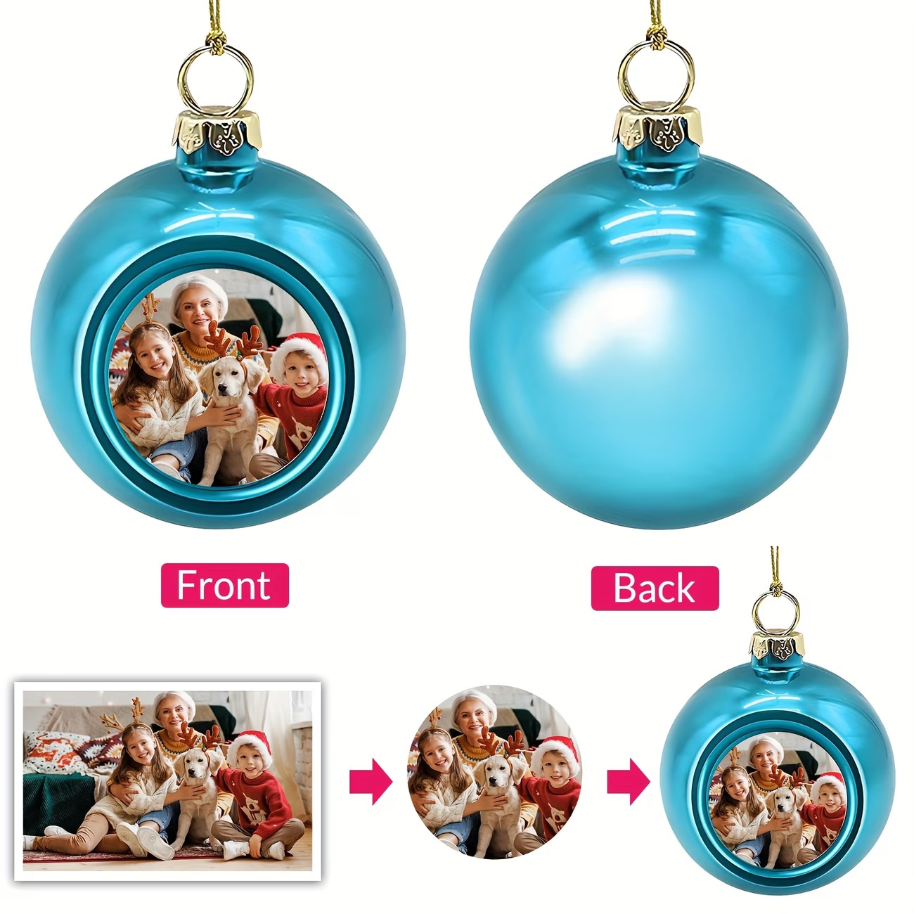 زينة عيد الميلاد مخصصة بالصور، - مراجعة Home Christmas Decor وسعره