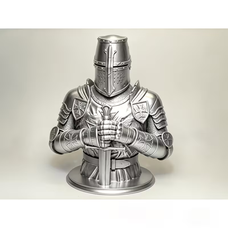 تمثال نصفي لفرسان الهيكل المحا - مراجعة Home Decor Medieval وسعره