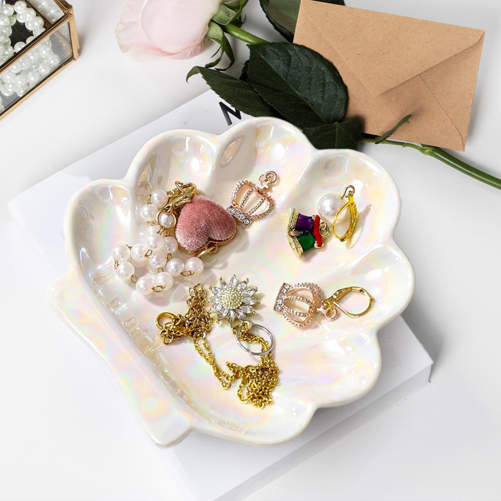 شل مجوهرات طبق مجوهرات لوحة حا - مراجعة Ceramic Trinket Dish وسعره