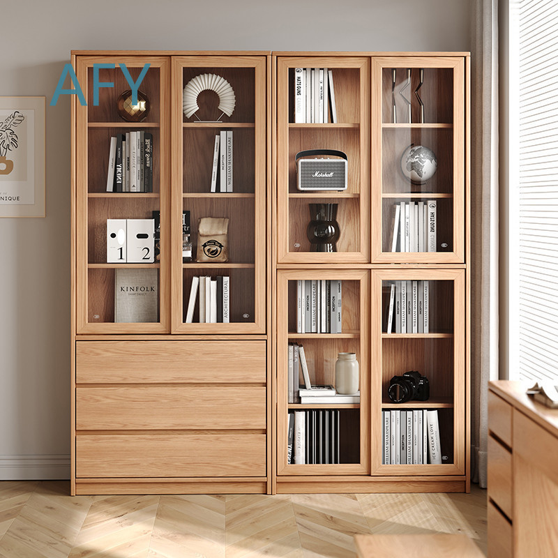 خزانة كتب من خشب البلوط الصلب  - مراجعة Muji Home Storage وسعره