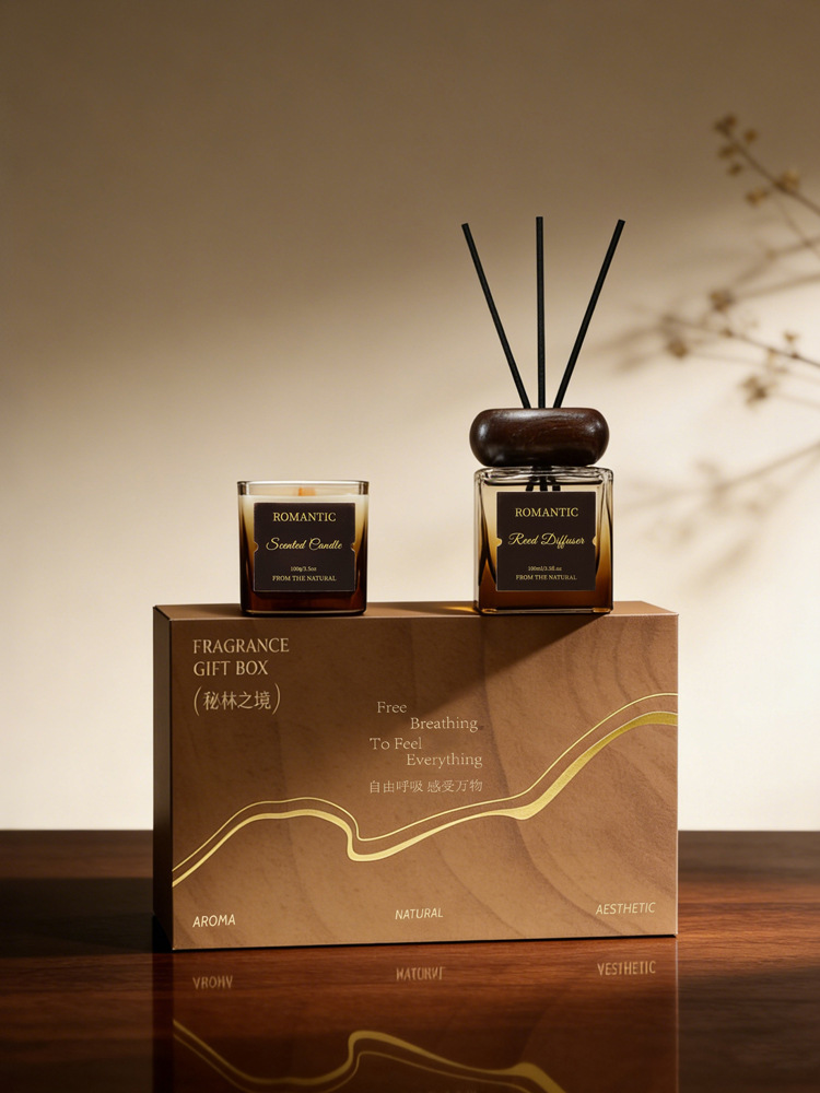 صندوق هدايا للعلاج بالروائح بد - مراجعة Scented Candle Set وسعره
