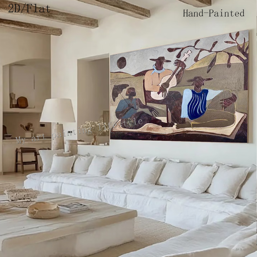 لوحة زيتية تجريدية مصنوعة يدوي - مراجعة Home Decor Free Images وسعره