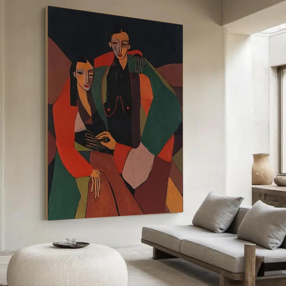 لوحة زيتية تجريدية مصنوعة يدوي - مراجعة Home Decor Free Images وسعره