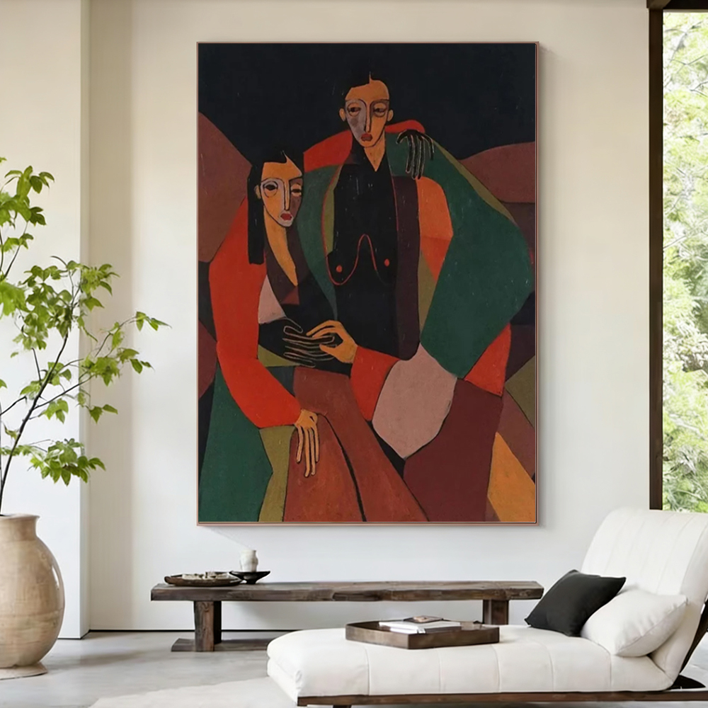 لوحة زيتية تجريدية مصنوعة يدوي - مراجعة Home Decor Free Images وسعره