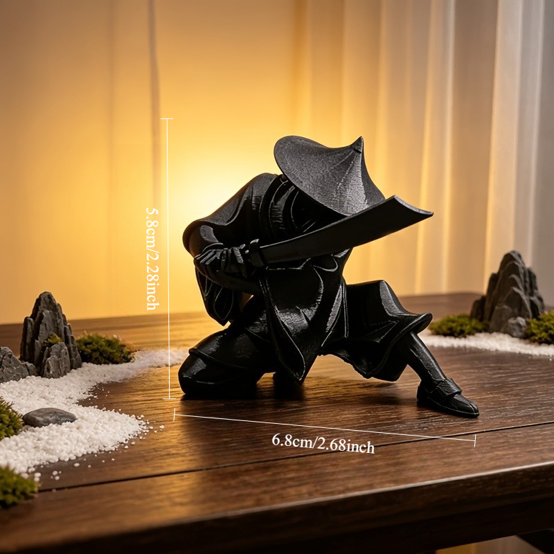 تمثال ساموراي ياباني تقليدي صغ - مراجعة Home Decor Zen Style وسعره