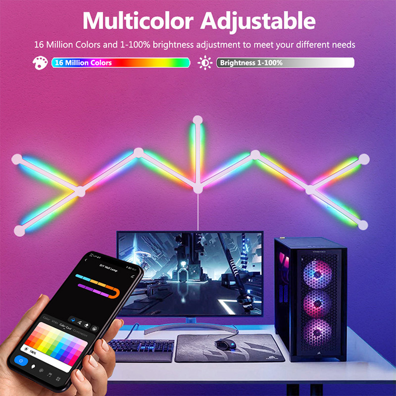 مصباح حائط RGB ذكي، شريط إضاءة - مراجعة Home Decor Tv وسعره