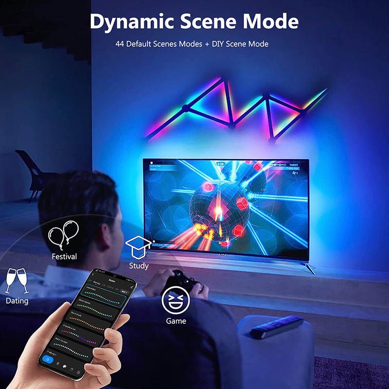 مصباح حائط RGB ذكي، شريط إضاءة - مراجعة Home Decor Tv وسعره