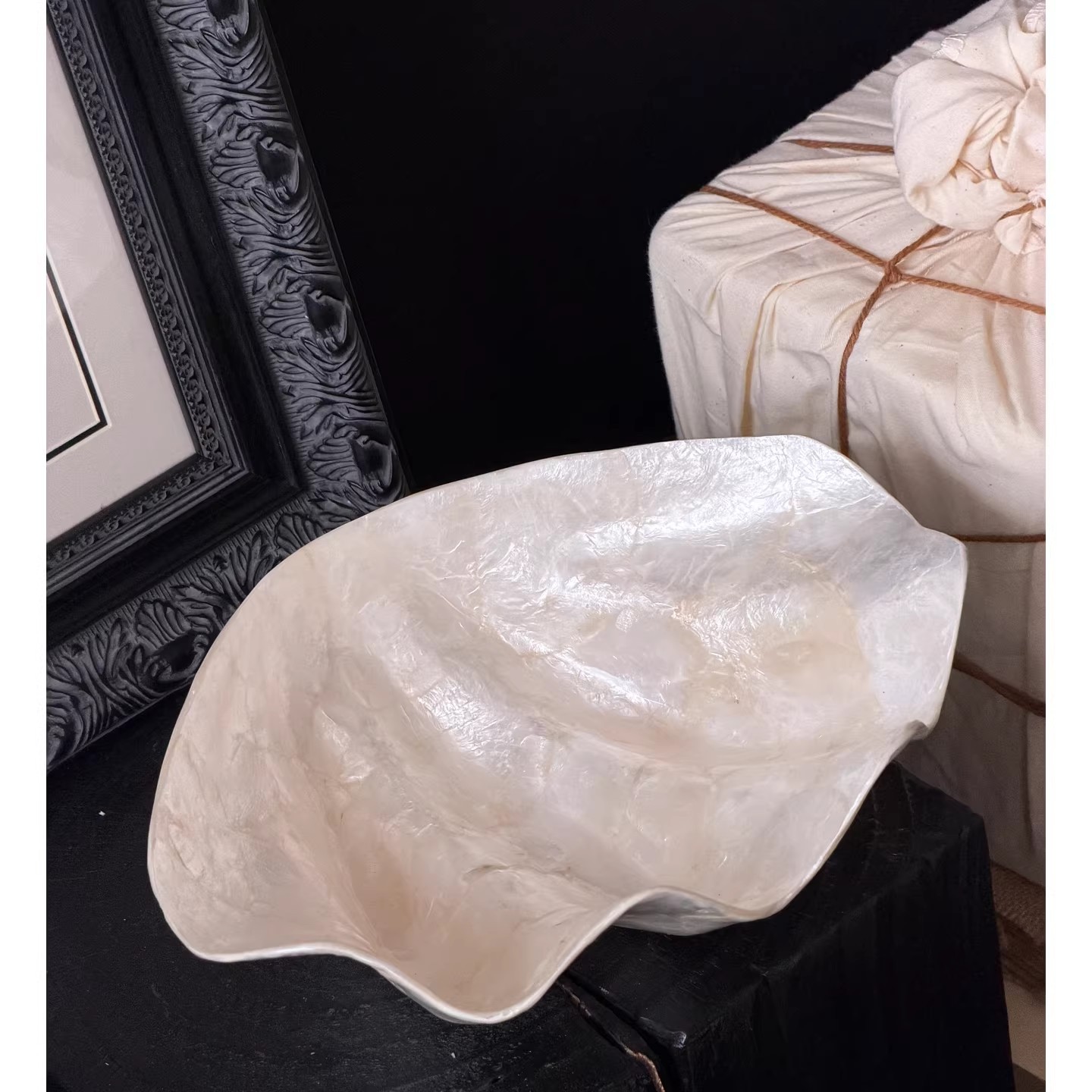 صينية على شكل صدفة، وعاء صدفي  - مراجعة Ceramic Trinket Dish وسعره