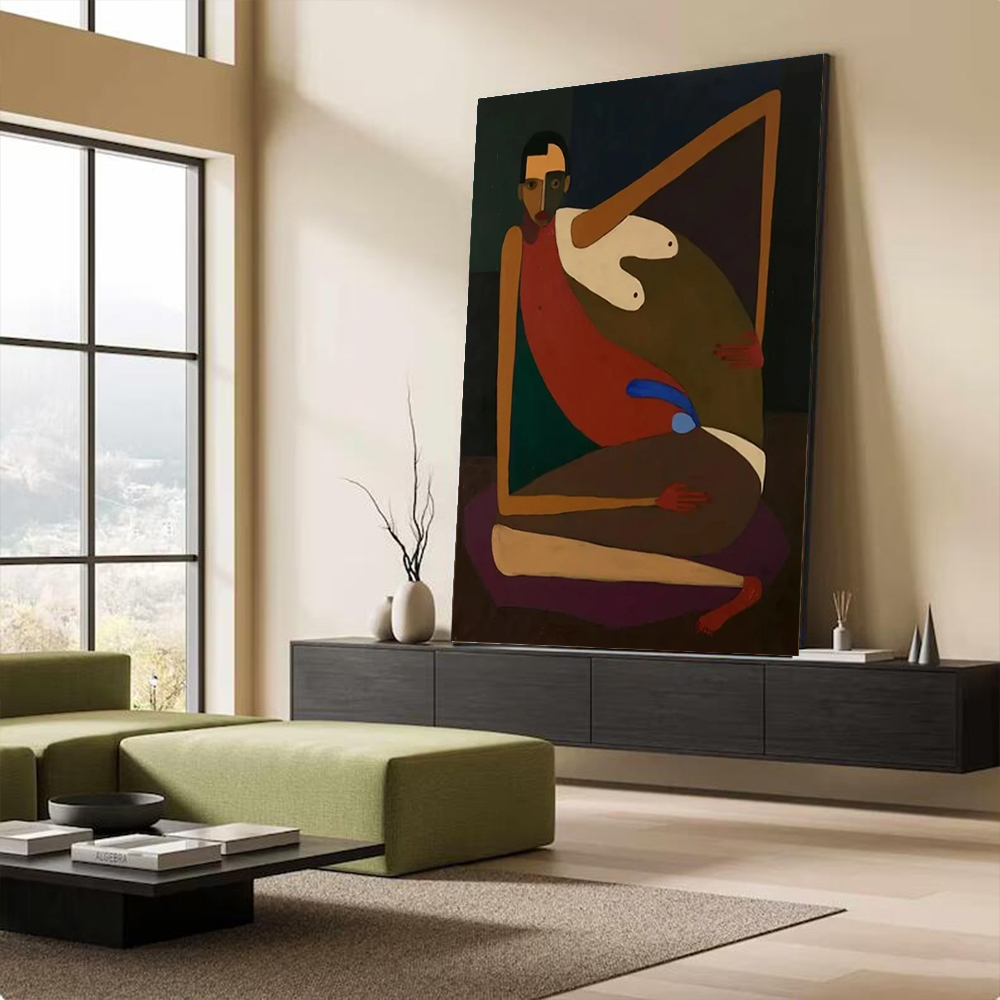 لوحة زيتية تجريدية مصنوعة يدوي - مراجعة Home Decor Free Images وسعره