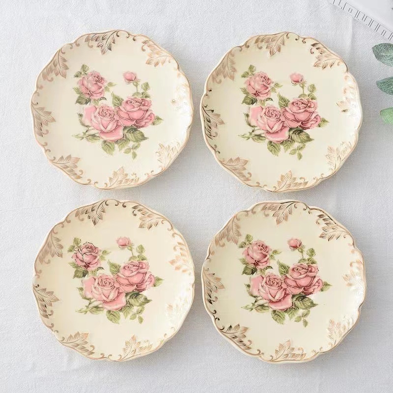 زهرة الورد رسمت باليد فنجان ال - مراجعة Ceramic Trinket Dish وسعره