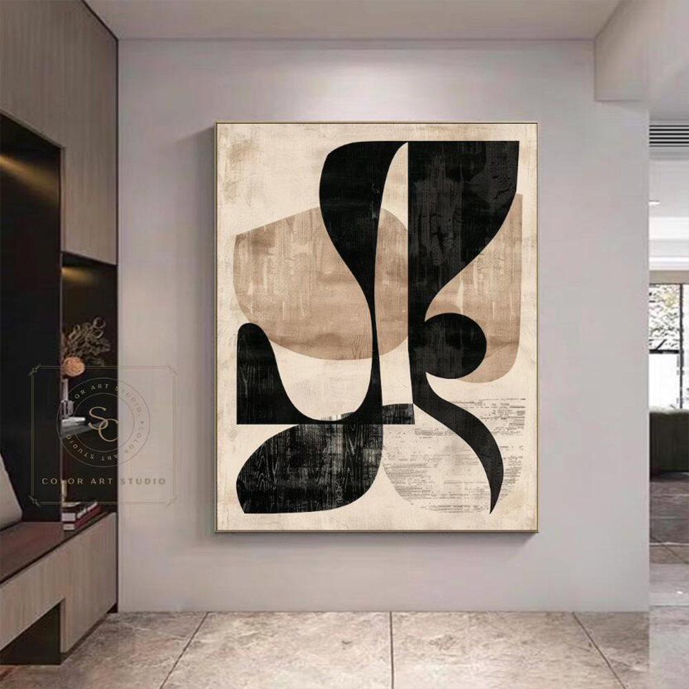 لوحة زيتية تجريدية مصنوعة يدوي - مراجعة Home Decor Free Images وسعره