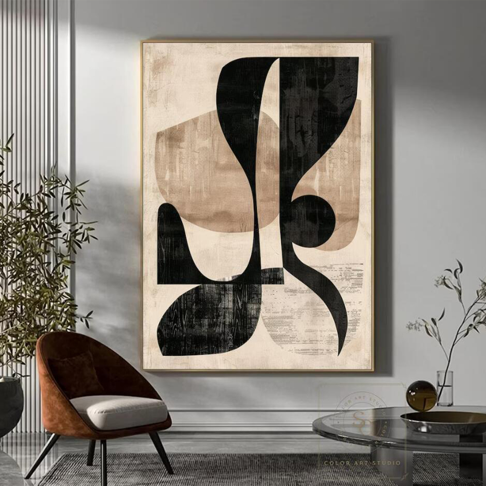 لوحة زيتية تجريدية مصنوعة يدوي - مراجعة Home Decor Free Images وسعره