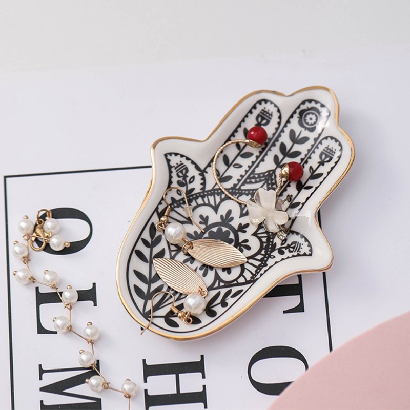 عباد الشمس الصغيرة طبق سيراميك - مراجعة Ceramic Trinket Dish وسعره
