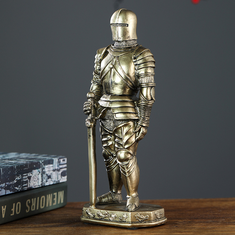 القرون الوسطى درع فارس تمثال ا - مراجعة Home Decor Medieval وسعره