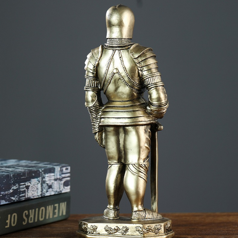 القرون الوسطى درع فارس تمثال ا - مراجعة Home Decor Medieval وسعره