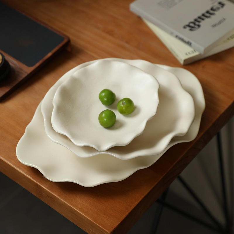 طبق فواكه سيراميك إبداعي بحافة - مراجعة Ceramic Trinket Dish وسعره
