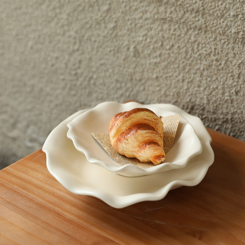طبق فواكه سيراميك إبداعي بحافة - مراجعة Ceramic Trinket Dish وسعره