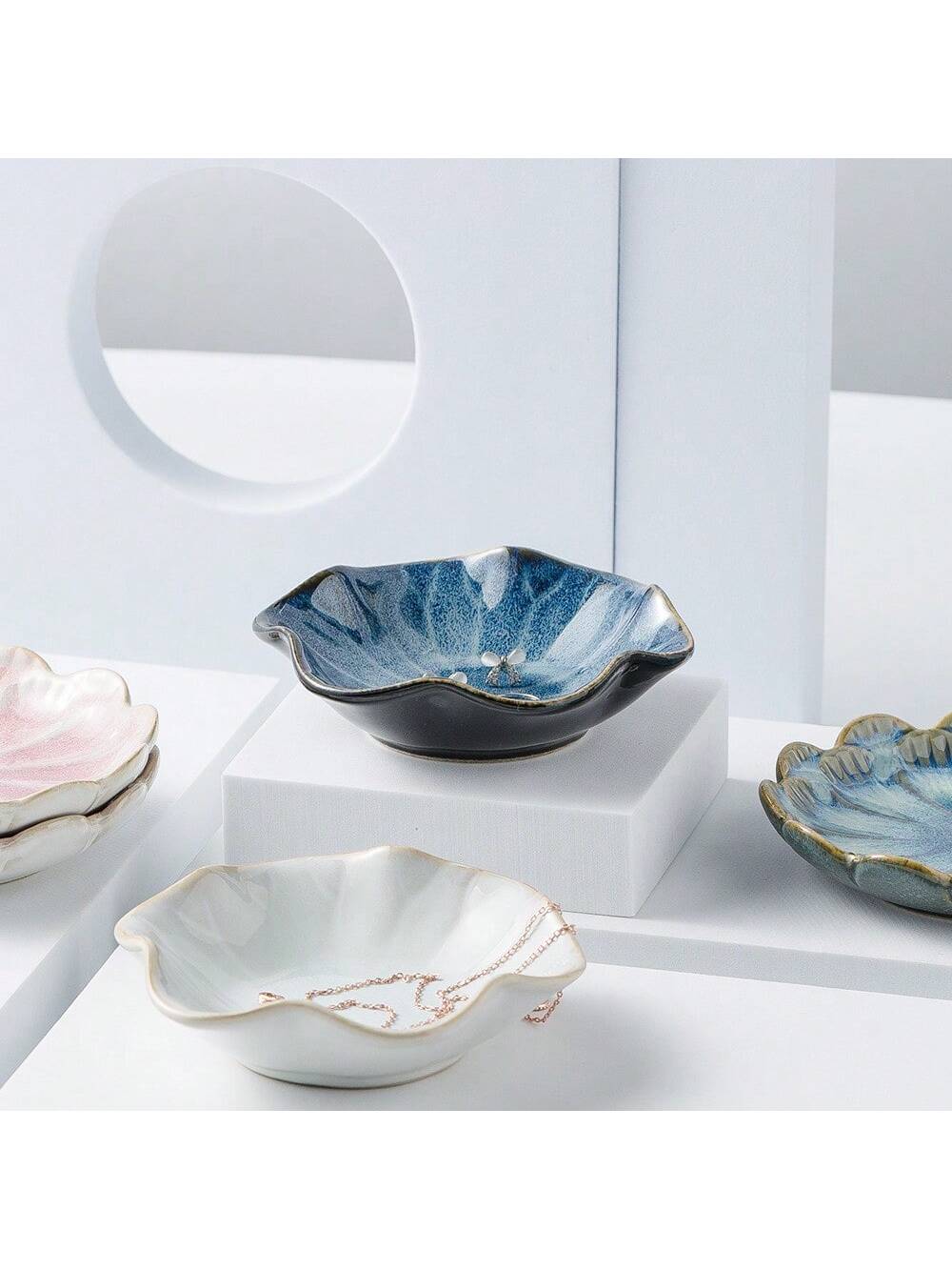 1 قطعة صينية مجوهرات سيراميكية - مراجعة Ceramic Trinket Dish وسعره