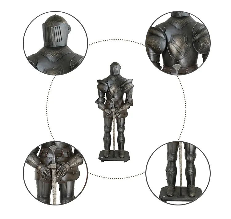 زي فارس معدني من العصور الوسطى - مراجعة Home Decor Medieval وسعره