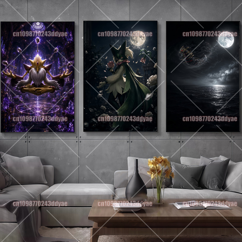لوحة قماشية لشخصية أنمي بوكيمو - مراجعة Home Decor Tv وسعره