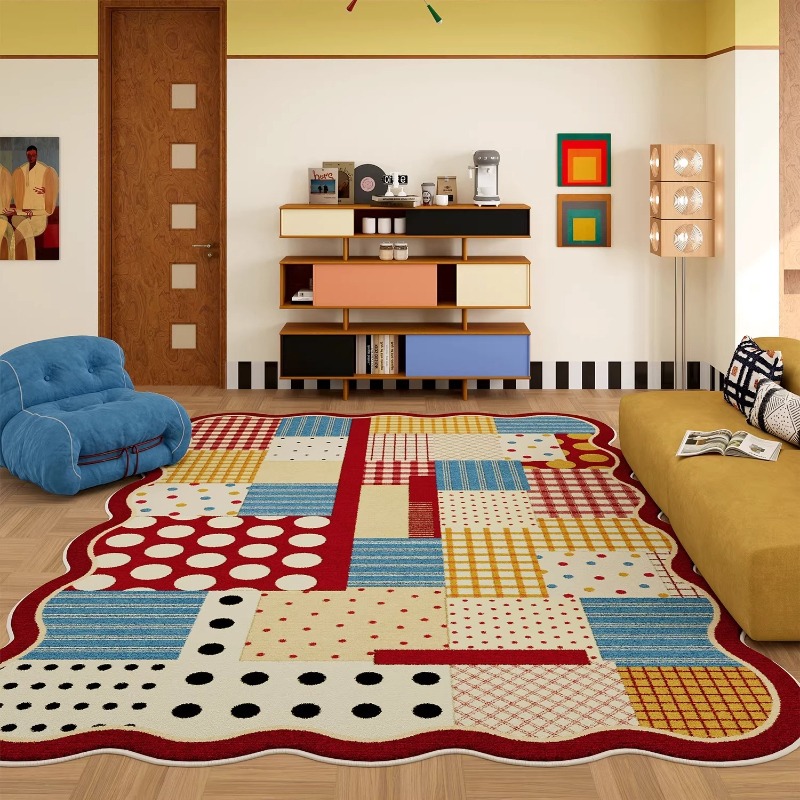 سجادة غرفة معيشة بتصميم دوبامي - مراجعة Home Decor Dopamine وسعره