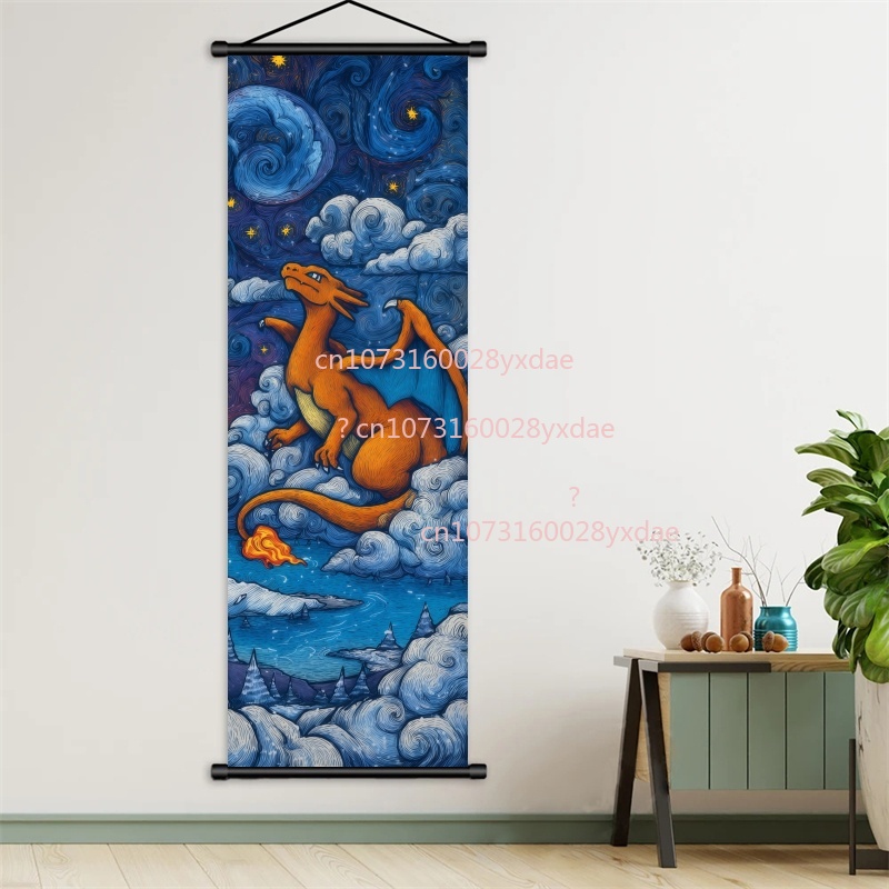 ملصق بوكيمون مطبوع، لوحة فنية  - مراجعة Home Decor Free Images وسعره