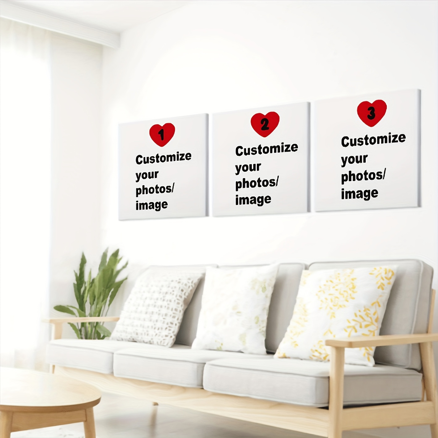 3 قطعة/المجموعة مخصص مربع قماش - مراجعة Home Decor Furniture وسعره