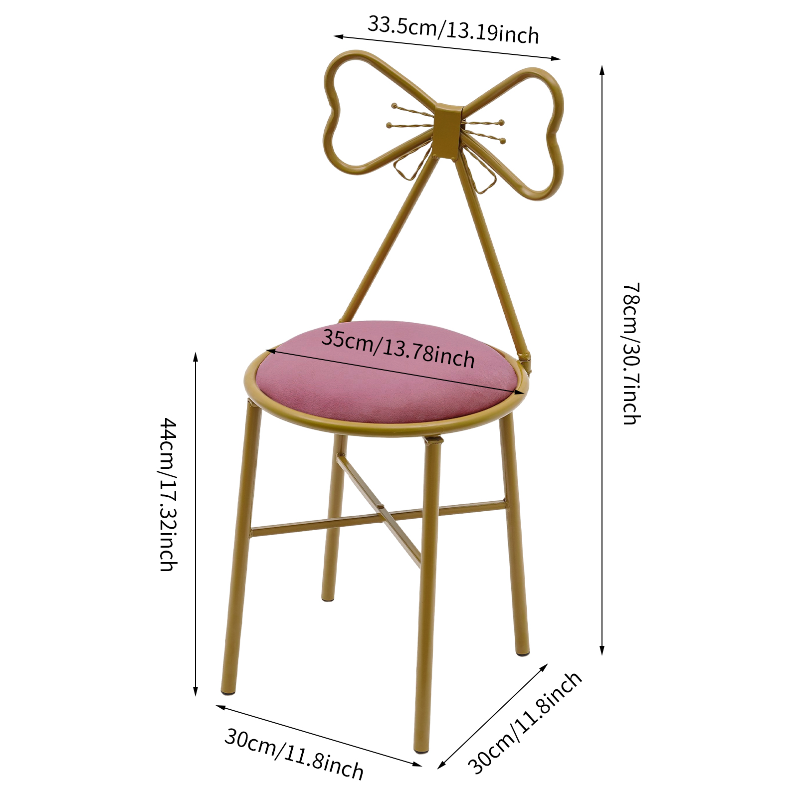 كرسي مكياج بمسند ظهر على شكل ف - مراجعة Home Decor Furniture وسعره
