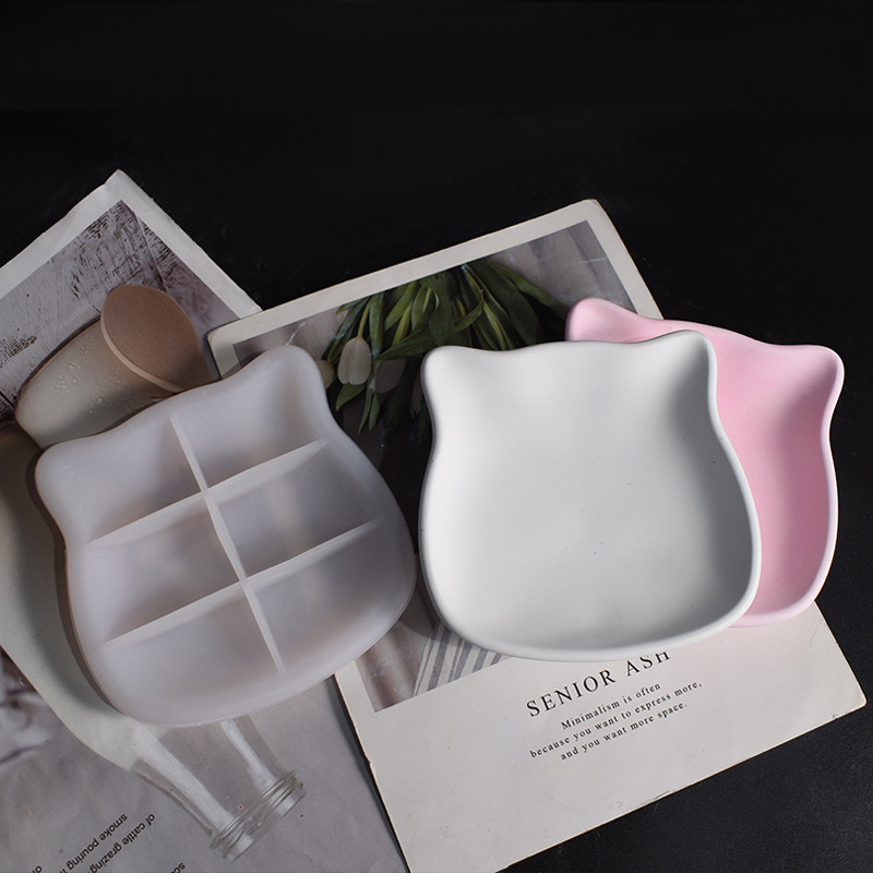 الجص القط طبق قالب هريرة صينية - مراجعة Ceramic Trinket Dish وسعره