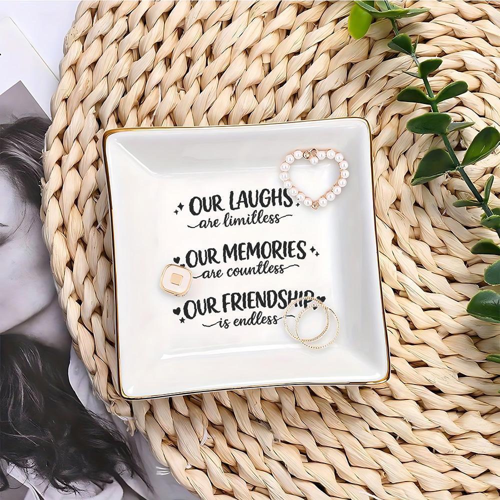 حامل مجوهرات مع تصميم قلب ونجم - مراجعة Ceramic Trinket Dish وسعره