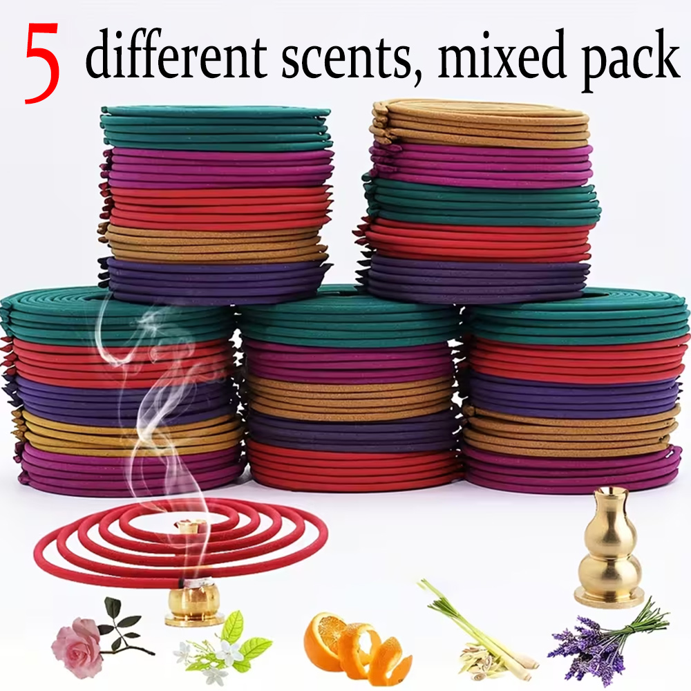 مجموعة بخور حلزونية كلاسيكية ع - مراجعة Scented Candle Set وسعره